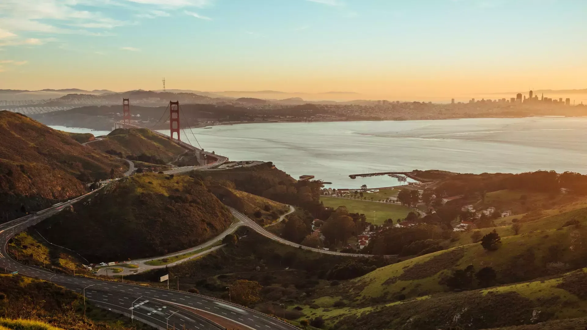 Vista de Sausalito/Marin.